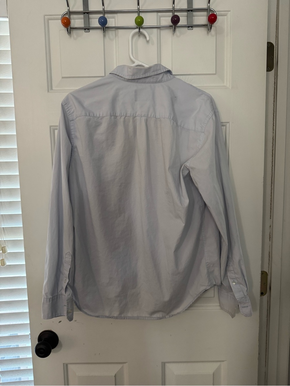 American Eagle Outfitters Light Blue Long-Sleeve Dress Shirt